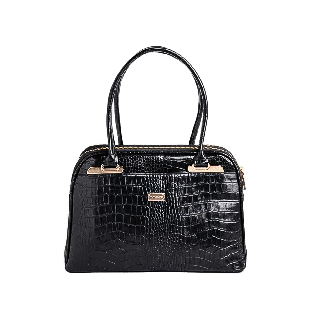 کیف دستی زنانه دراتی مدل چرم کروکو و فلوتر