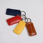 جا کلیدی مدل کروکدیل دراتی چرم طبیعی