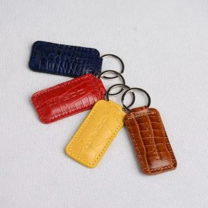 جا کلیدی مدل کروکدیل دراتی چرم طبیعی