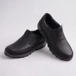 کفش چرم راحتی مردانه با طراحی ارگونومیک و کفی نرم و سبک