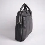 کیف اداری چرمی مردانه و زنانه با جیب زیپ‌دار خارجی