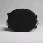 زیره کیف چرم زنانه دراتی مشکی دوشی