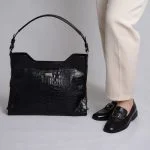 ست کردن کیف چرم زنانه لونا دراتی با کفش