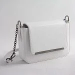 کیف سلنا سفید زنانه چرم
