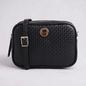 کیف چرم زنانه حصیری با جیب‌های داخلی و خارجی برای سازماندهی بهتر لوازم