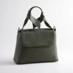 کیف فلوتر زنانه با رنگ سبز زیتونی و طراحی مدرن