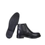 کفی بوت مردانه دور کش مشکی کلاسیک