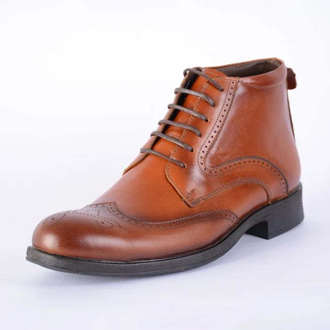 boot-charm-mardane-043261 بوت چرم مردانه عسلی دراتی