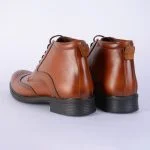 بوت مردانه چرم عسلی مردانه دراتی