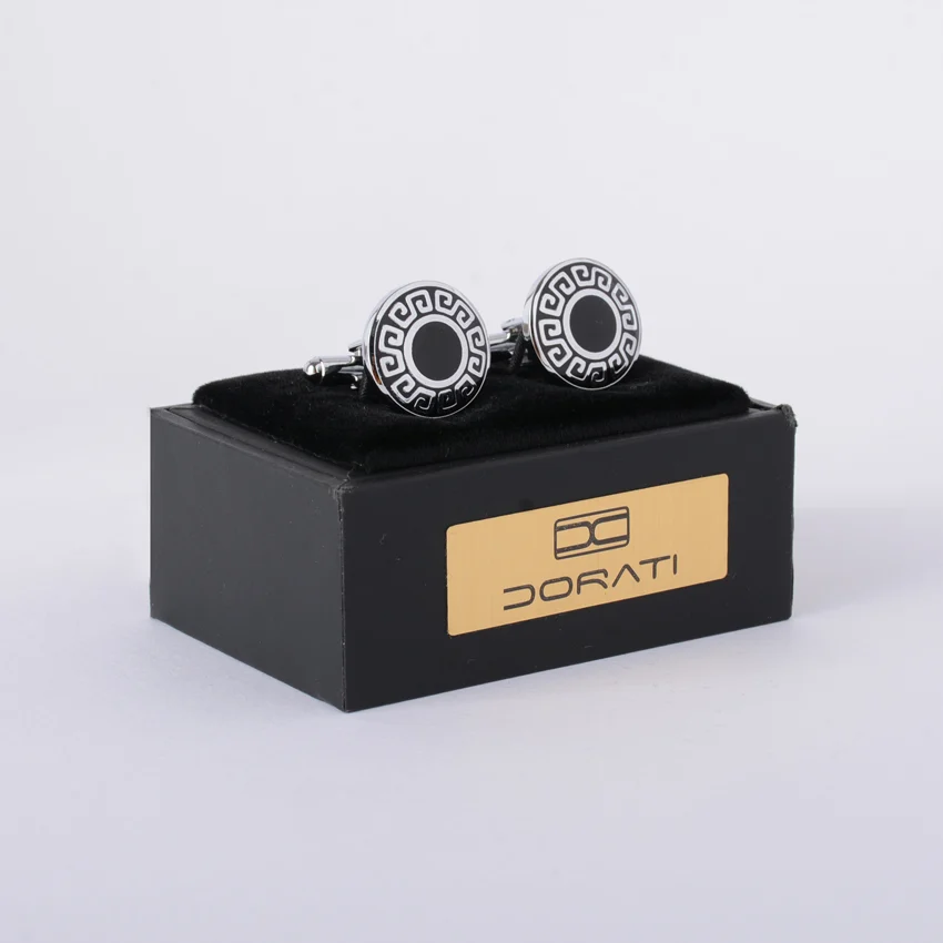 dokme-sar-dast-dorati-zayrix دکمه سر دست دایره ای طرح دار