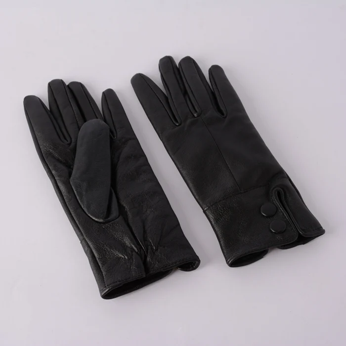 دستکش-چرم-زنانه-سارا دستکش چرم زنانه دراتی