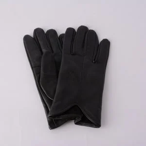 دستکش چرم زنانه مشکی ژولیت