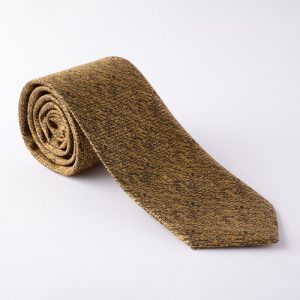 کراوات مردانه خردلی دراتی