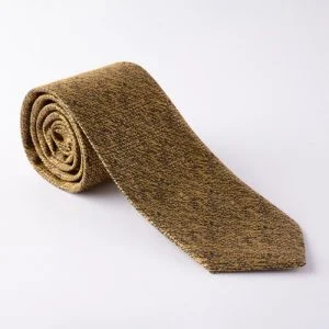 کراوات مردانه خردلی دراتی