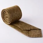 کراوات مردانه زرد و مشکی دراتی