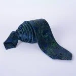 کراوات مردانه دراتی رنگ سورمه ای و سبز