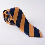 کراوات زرد و سورمه ای