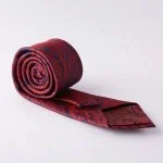 کراوات سورمه ای و زرشکی