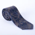 کراوات مردانه دراتی رنگ سورمه ای و خاکی