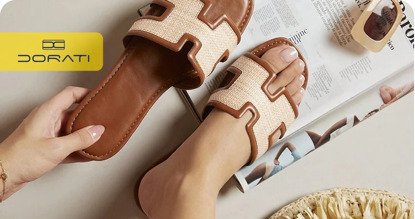 استایل کردن صندل زنانه