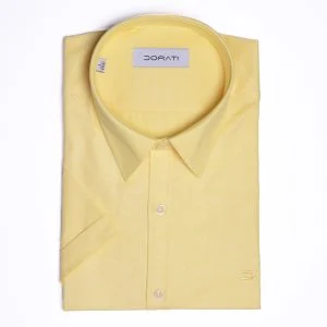 پیراهن زرد کره ای ترند مردانه