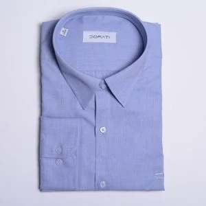 پیراهن مردانه آبی فلورا