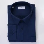 پیراهن سورمه ای تابستانه مناسب برای استایل کلاسیک و رسمی