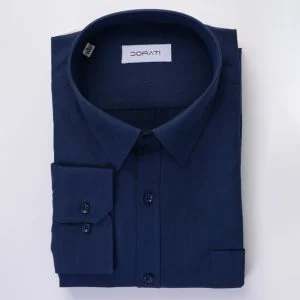 پیراهن سورمه ای تابستانه مناسب برای استایل کلاسیک و رسمی