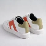 پشت کفش اسپرت زنانه با پاشنه صدری رنگ