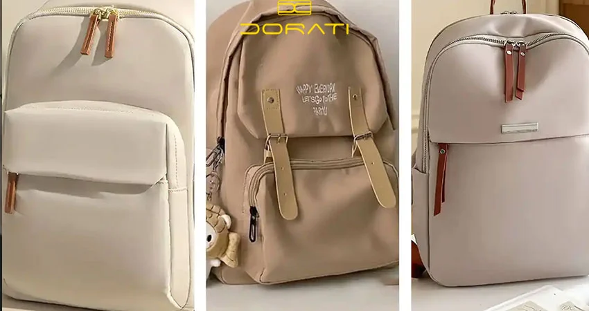 ایدههای استایل دانشجویی با کیف و کوله چرم