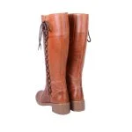 پشت بوت چرم عسلی دراتی