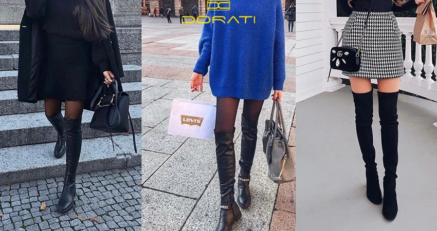 ایدههای استایل ساده ولی خاص با بوت زنانه برای پاییز