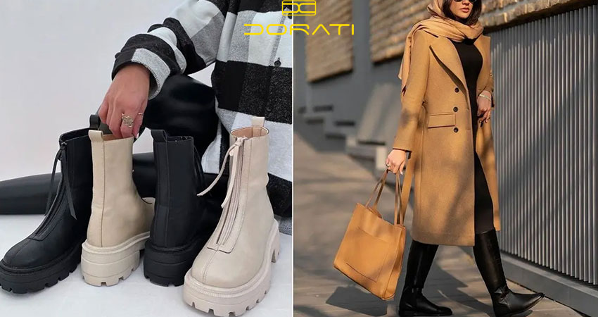 ایدههای استایل پاییزی با بوت برای قد کوتاه و بلند