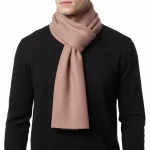 شال گردن نسکافه ای دو رو مردانه