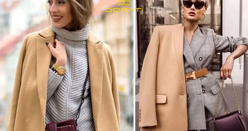 رنگ کرم و خاکستری