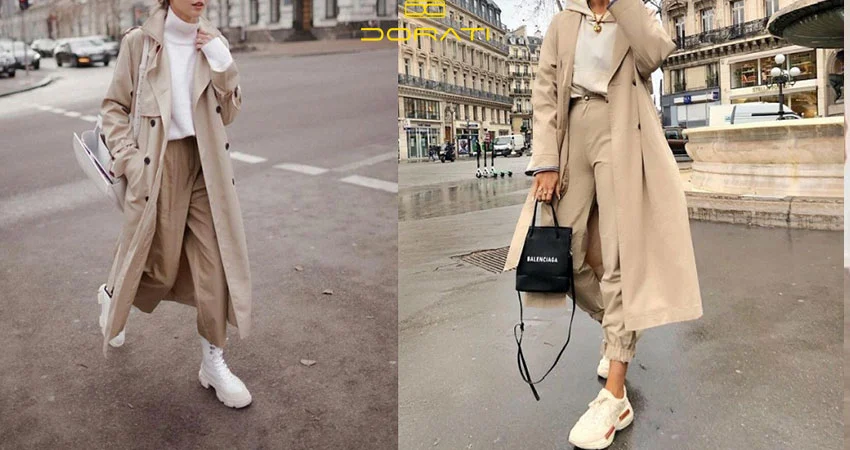 اصول ست کردن رنگ کرم در لباسها