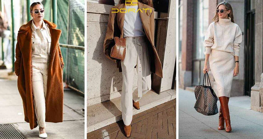 چگونه رنگ مکمل کرم را در استایل خود استفاده کنیم: راهنمای ست کردن رنگ کرم در لباس‌ها