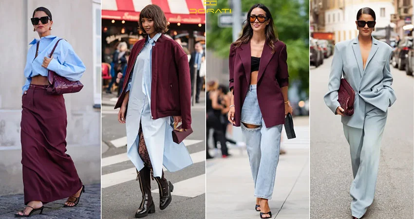 بررسی اشتباهات رایج در ست کردن رنگ زرشکی