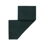 شال گردن ساده ی سبز یشمی دراتی