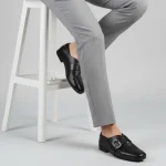 تن پوش مدل کفش کالج چرم بغل سگک زنانه