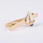 گیره کراوات قایق طلایی اکسسوری خاص و شیک برای آقایان