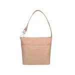 کیف کرمی رنگ چرم طبیعی با قیمت مناسب