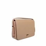 زاویه سه رخ کیف چرم طبیعی دراتی