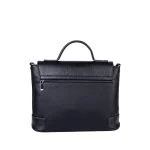 پشت کیف چرم زنانه سگک دار مشکی دراتی