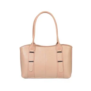 کیف 522 چرم طبیعی کرمی زنانه