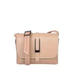 بند کیف کرمی چرم طبیعی دراتی