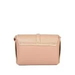 پشت کیف چرم طبیعی دخترانه کرمی