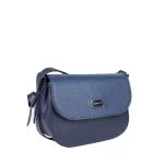 کیف آبی چرم طبیعی زنانه دراتی