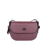 کیف زرشکی چرم طبیعی زنانه دراتی