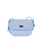 کیف آبی چرم طبیعی زنانه دراتی